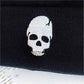 Knitted Beanie with Skull Embroidery Warm Winter Hat for Gothic, Punk & Casual Styles