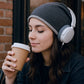 Casual Slouch Beanie with Contrast Trim Edge