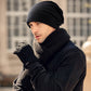 Lightweight Knit Slouch Beanie with Soft Textured Design