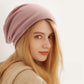 Lightweight Knit Slouch Beanie with Soft Textured Design