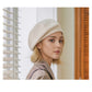 Classic Houndstooth Wool Blend Newsboy Cap