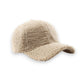 Cozy Plush Textured Baseball Cap with Soft Fleece Feel