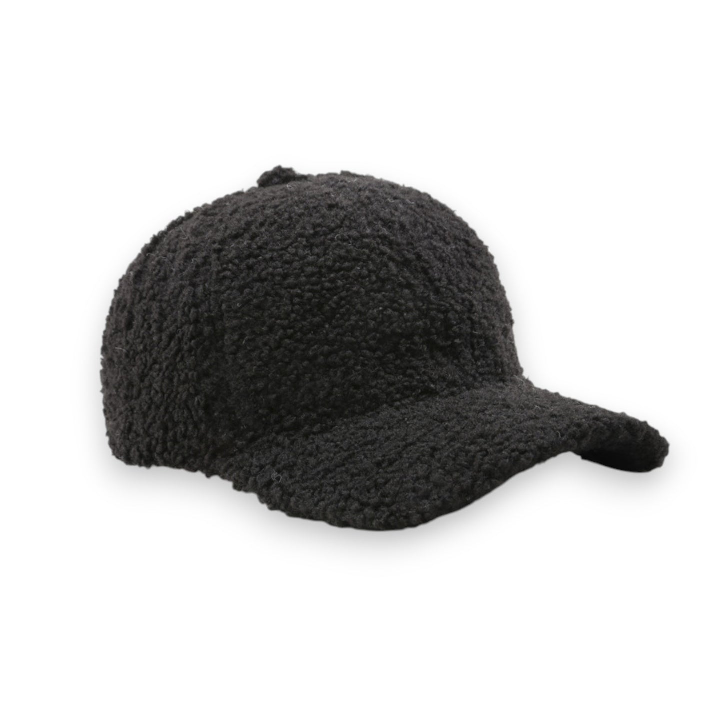 Cozy Plush Textured Baseball Cap with Soft Fleece Feel