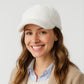 Plush Baseball Cap with Soft Textured Material and Comfortable Structured Fit