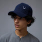 Corduroy Baseball Cap with Soft Ribbed Texture and Embroidered Smiley Detail