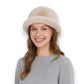 Plush Fuzzy Bucket Hat with Soft Warm Feel and Full-Cover Design
