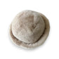 Plush Fuzzy Bucket Hat with Soft Warm Feel and Full-Cover Design
