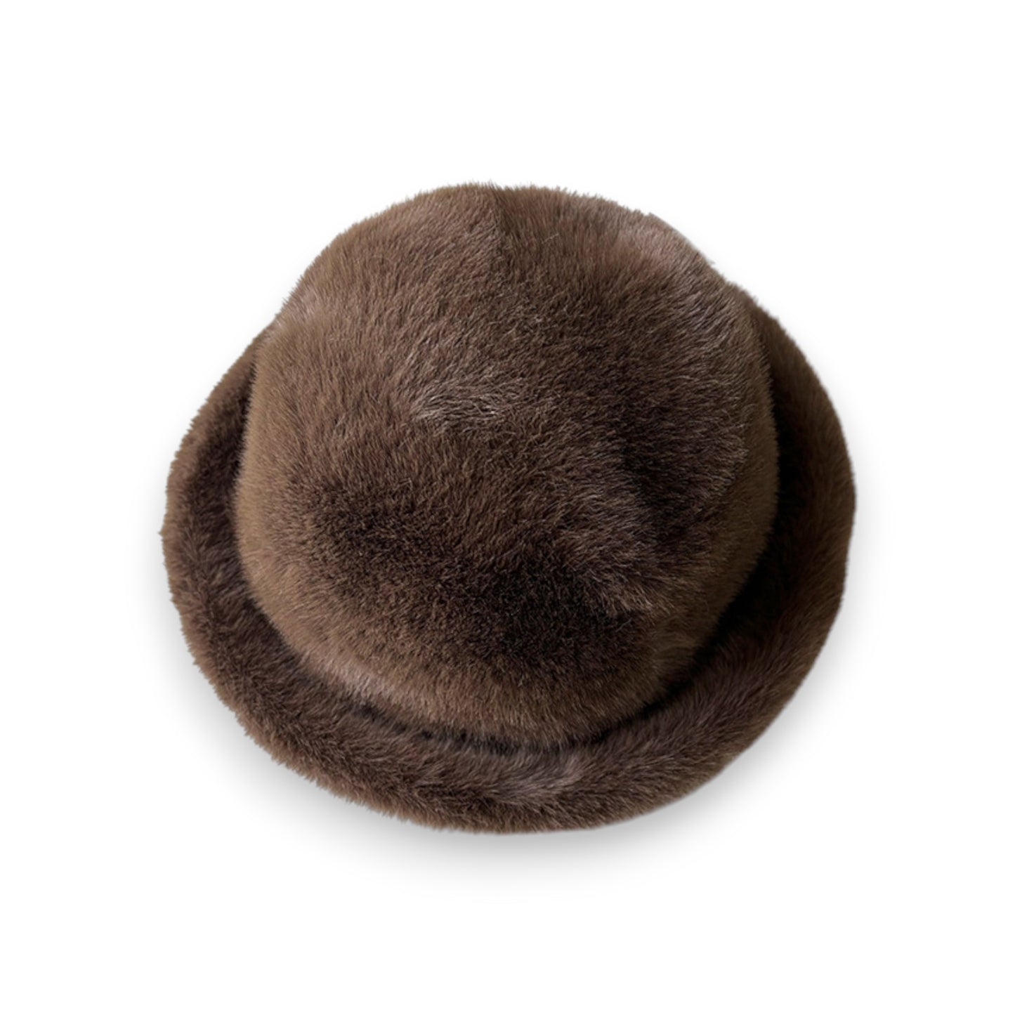 Plush Fuzzy Bucket Hat with Soft Warm Feel and Full-Cover Design