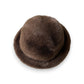 Plush Fuzzy Bucket Hat with Soft Warm Feel and Full-Cover Design