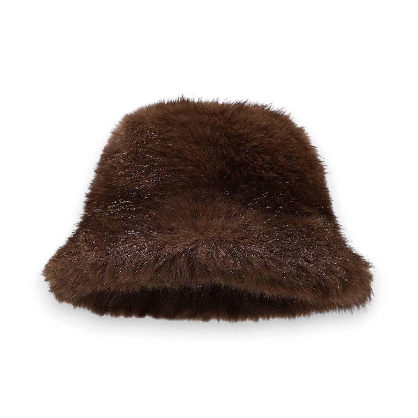 Plush Furry Bucket Hat with Soft Cozy Lining