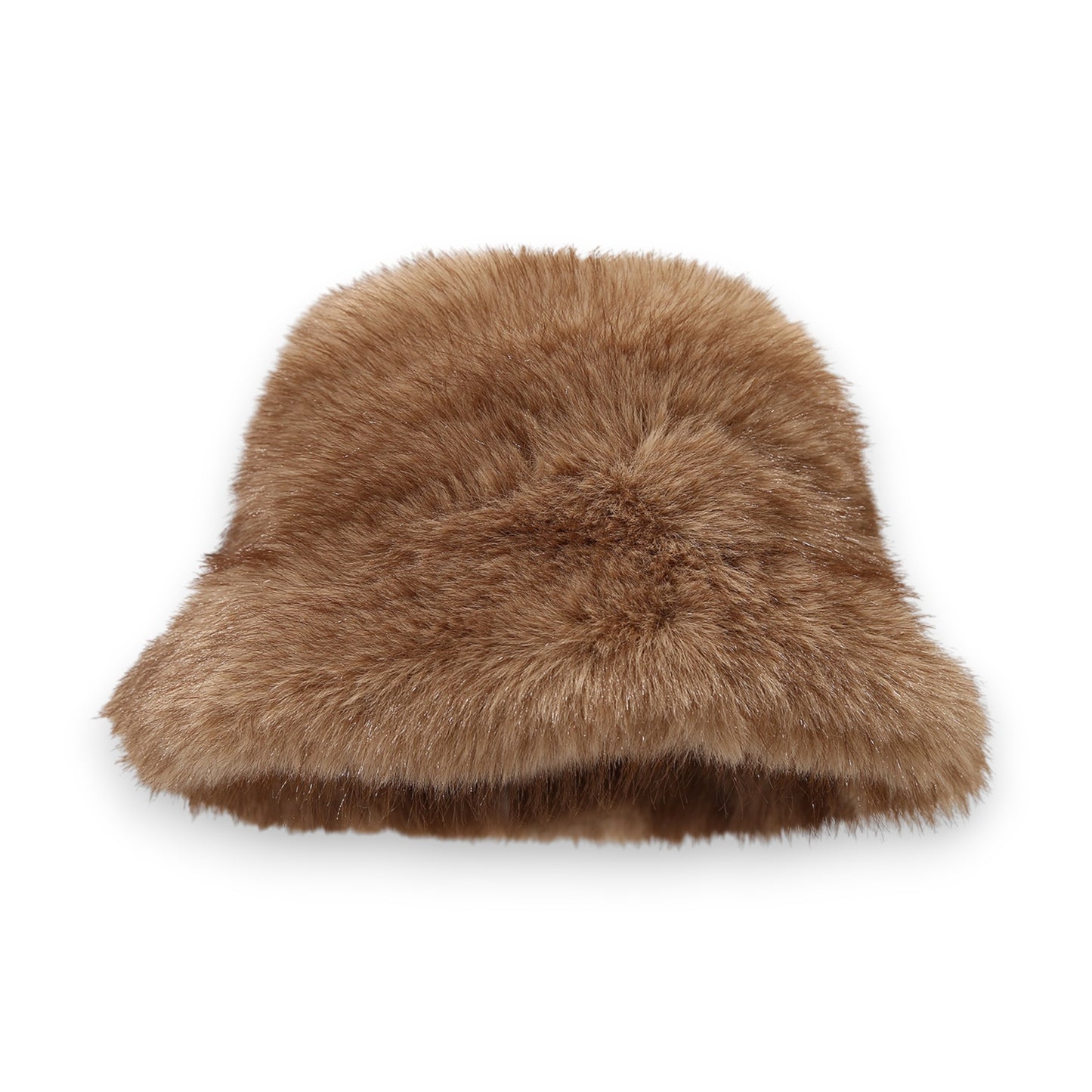 Plush Furry Bucket Hat with Soft Cozy Lining