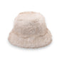 Plush Furry Bucket Hat with Soft Cozy Lining