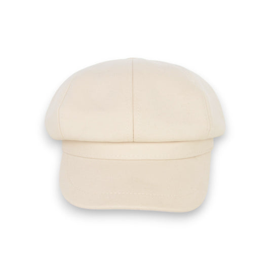 Soft Newsboy Beret Cap with Structured Crown