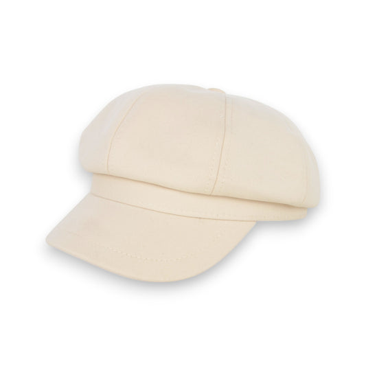 Soft Newsboy Beret Cap with Structured Crown