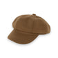 Soft Newsboy Beret Cap with Structured Crown