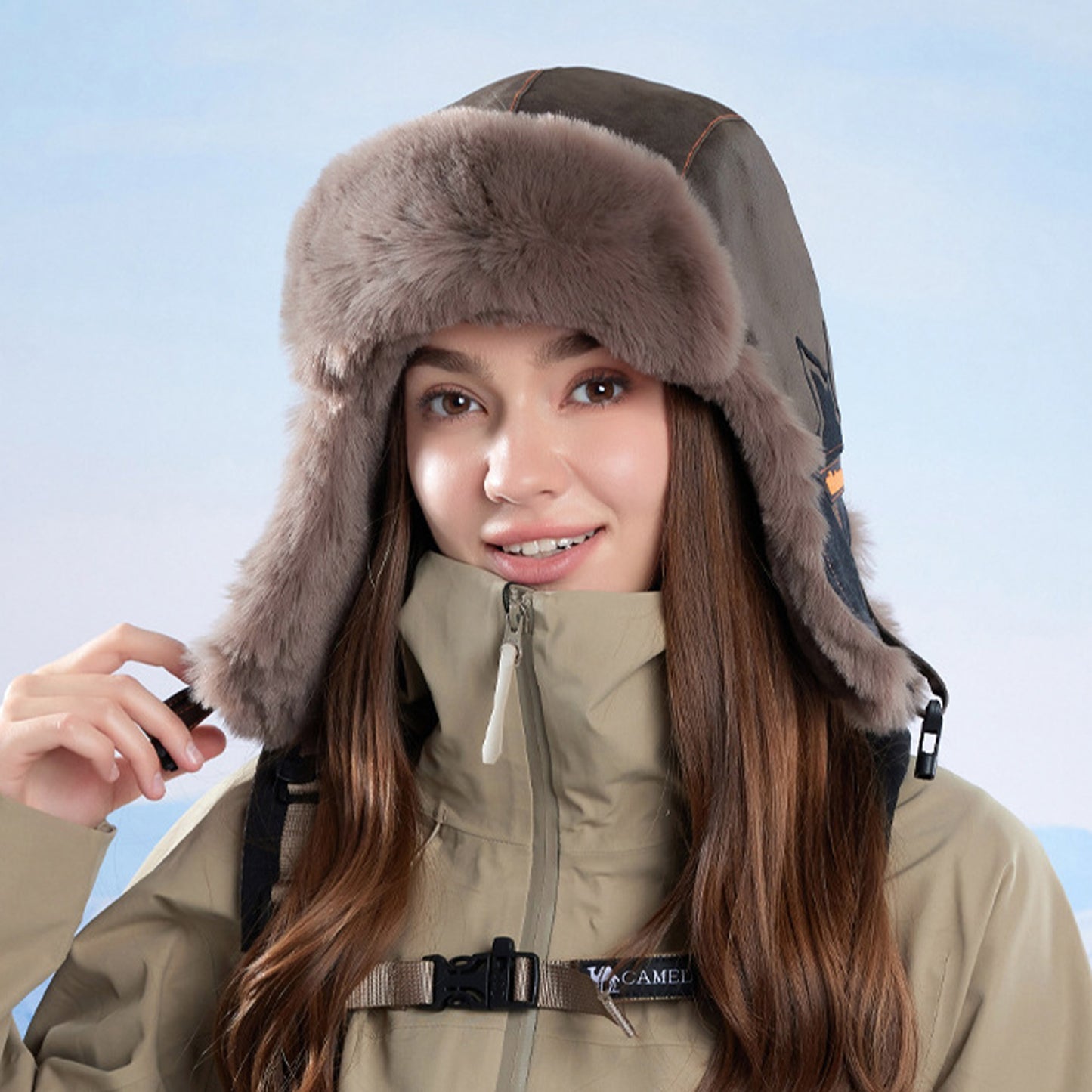 Insulated Winter Trapper Hat with Soft Lining and Adjustable Buckle Strap