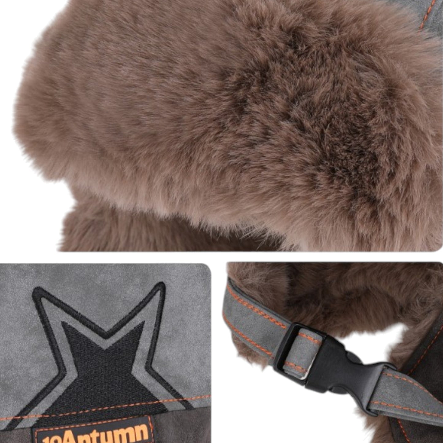 Insulated Winter Trapper Hat with Soft Lining and Adjustable Buckle Strap