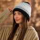 Cozy Rib-Knit Winter Beanie with Soft Stretch Fabric
