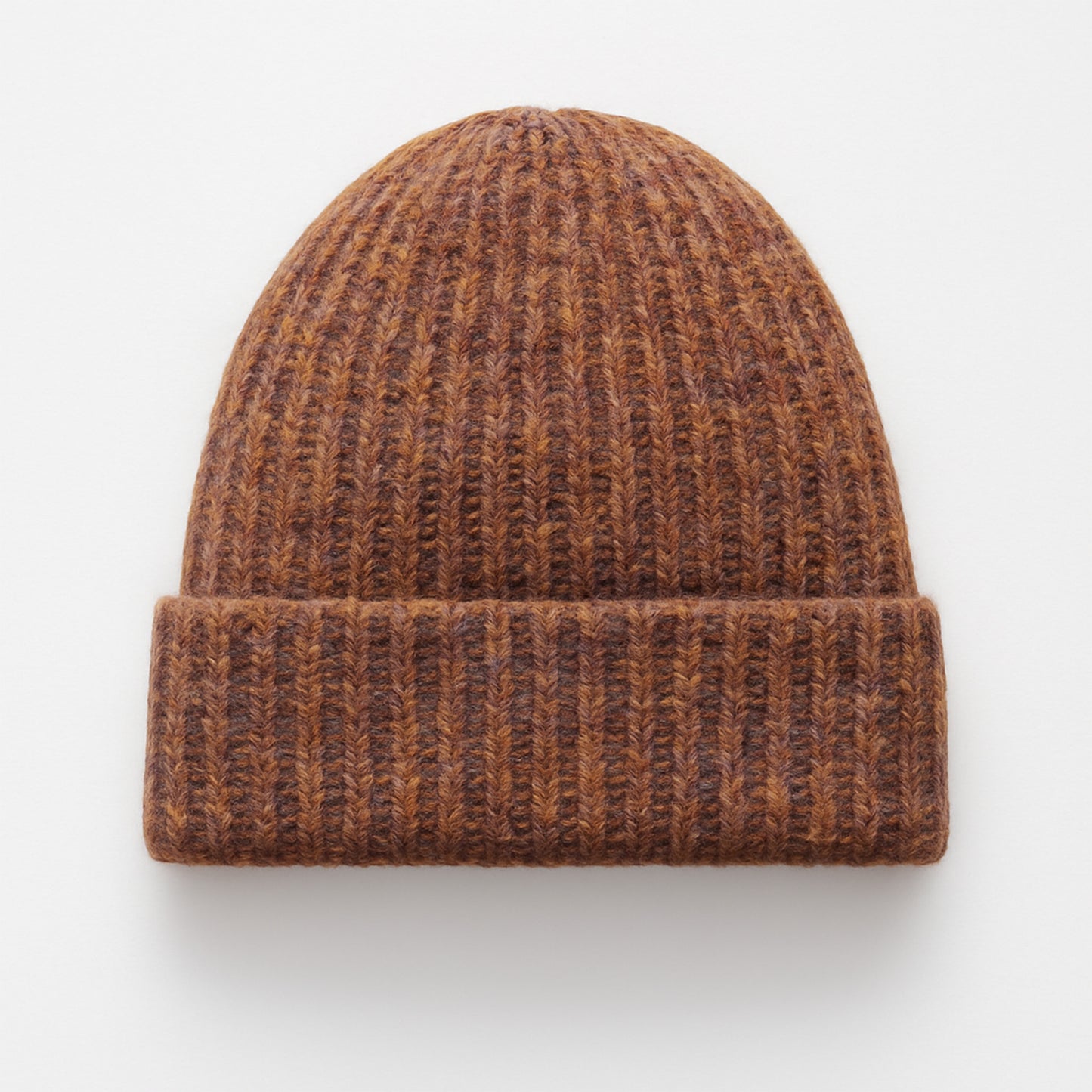 Soft Knit Winter Beanie with Warm Thick Ribbed Texture