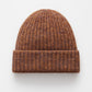 Soft Knit Winter Beanie with Warm Thick Ribbed Texture
