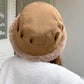 Plush Trim Bucket Hat Soft Foldable Design
