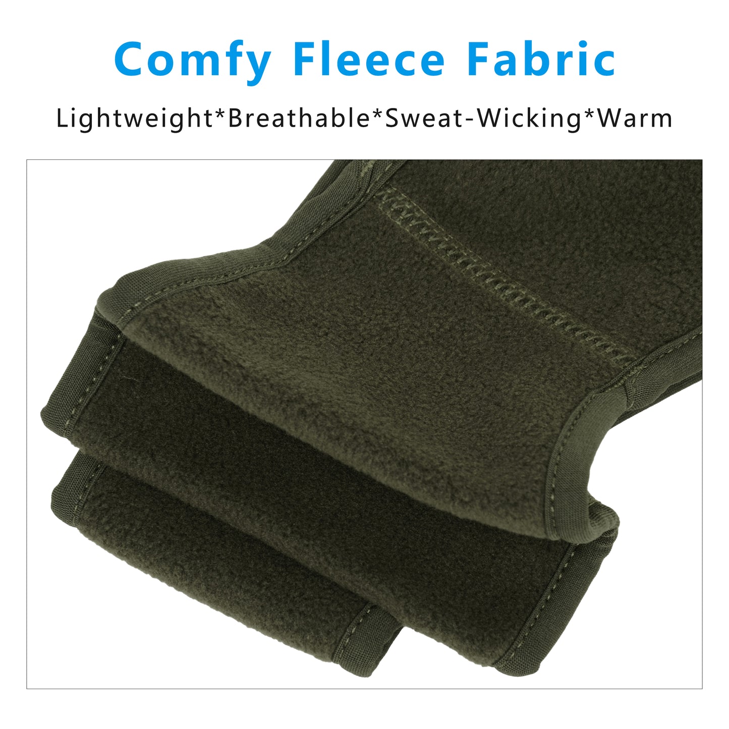 Winter Fleece Headband Moisture-Wicking for Running Sports Workouts Cold Weather Ear Warmer Unisex