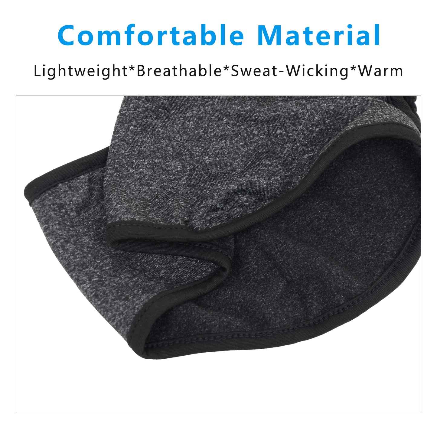 Ponytail Headband Moisture-Wicking for Running Exercise Workouts Winter Ear Warmer
