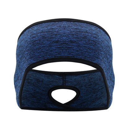 Ponytail Headband Moisture-Wicking for Running Exercise Workouts Winter Ear Warmer