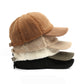 Plush High Pile Fleece Baseball Cap with Soft Textured Panels and Ribbed Brim Detail for Warmth and Comfortable Everyday Wear