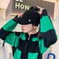 Plush Knit Ponytail Visor Hat with Soft Textured Cable Pattern and Curved Brim Design for Comfortable Everyday Cold-Weather Wear