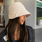 Textured Soft Bucket Hat with Foldable Brim Relaxed Fit and Lightweight Fabric Design