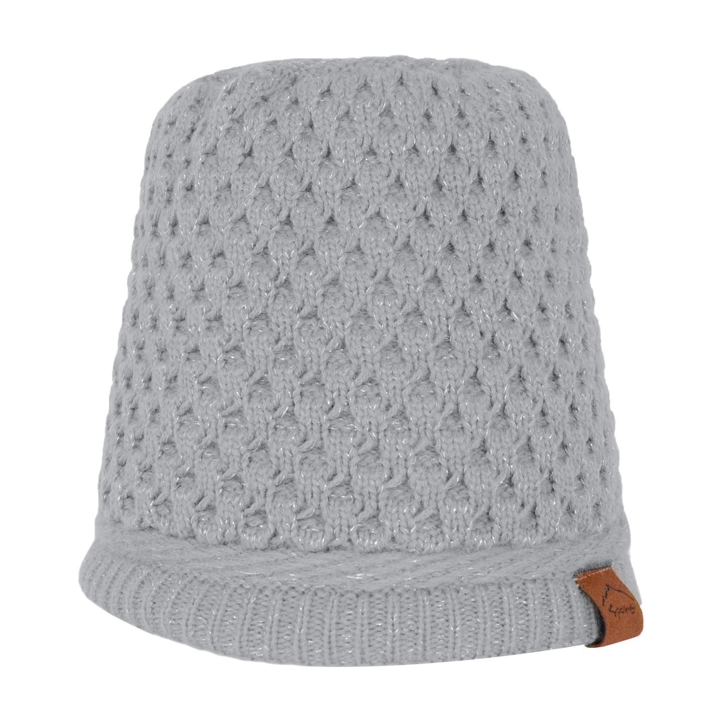 Womens Knit Beanie Hat with Ponytail Opening Soft Slouchy Winter Cap