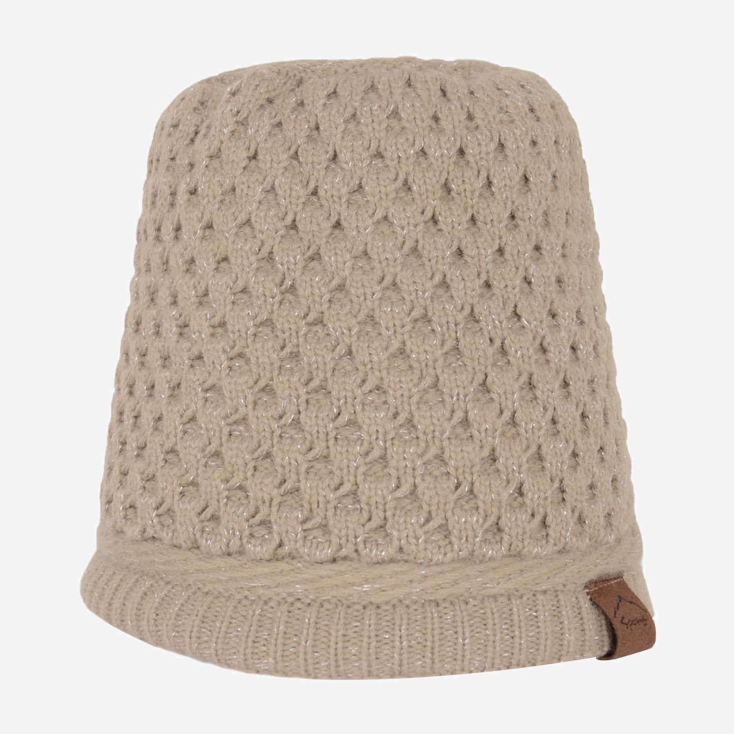 Womens Knit Beanie Hat with Ponytail Opening Soft Slouchy Winter Cap