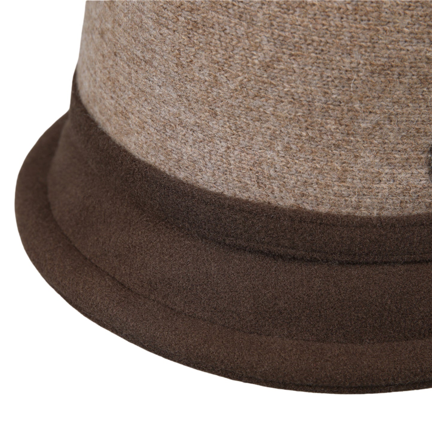 Womens Soft Felt Cloche Hat with Decorative Flower Accent
