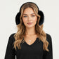 Plush Faux Fur Earmuffs with Soft Cushioned Ear Covers and Lightweight Comfortable Wraparound Headband Design