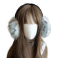 Plush Faux Fur Earmuffs with Soft Cushioned Ear Covers and Lightweight Comfortable Wraparound Headband Design