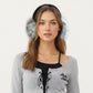 Plush Faux Fur Earmuffs with Soft Cushioned Ear Covers and Lightweight Comfortable Wraparound Headband Design