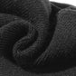 Fleece-Lined Stretch Ear Warmer Headband with Soft Ribbed Knit Exterior