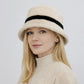 Faux Shearling Bucket Hat with Contrast Band Detail and Soft High Pile Texture