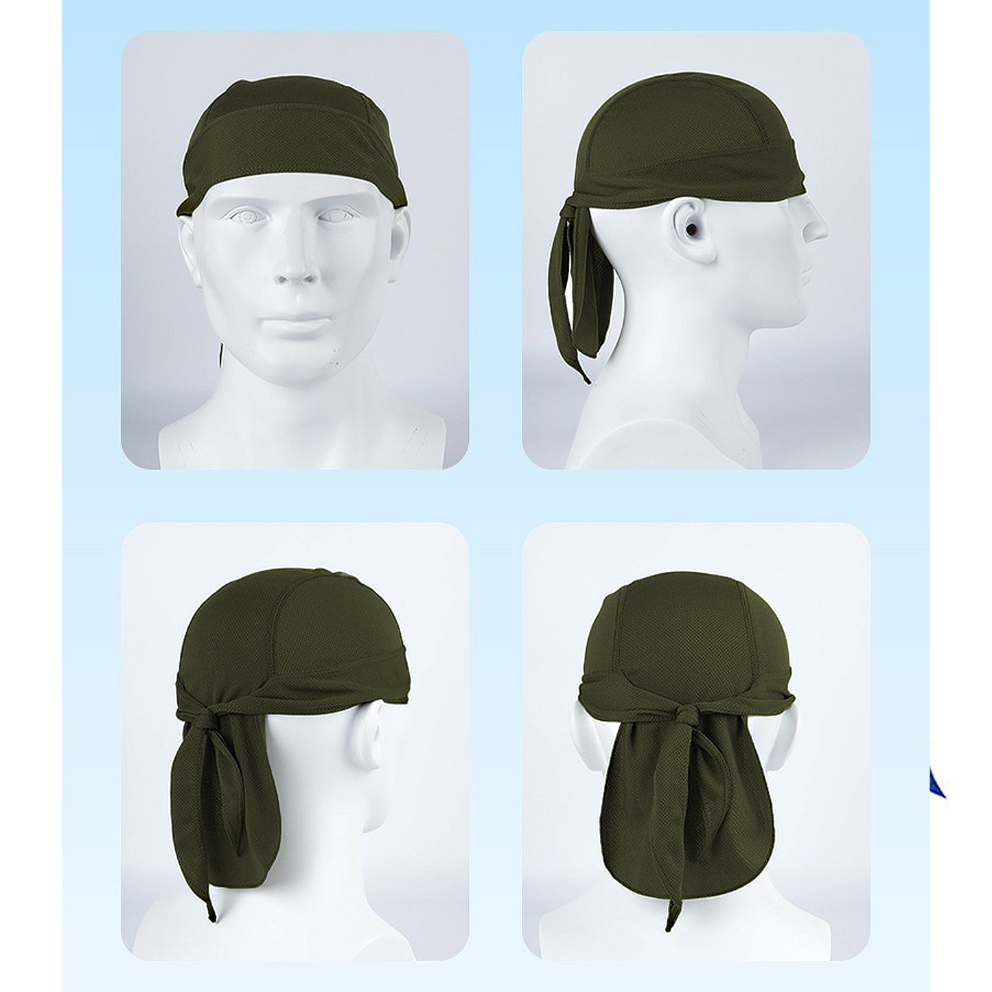 Sweat-Wicking Quick-Dry Skull Cap Cycling Hat Pirate Hat Bandana Head Wrap for Men and Women Sports