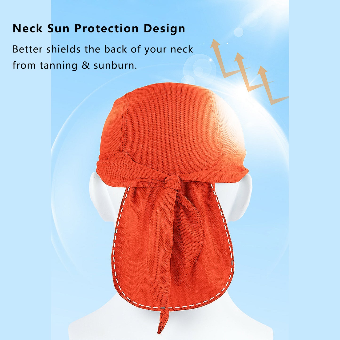 Sweat-Wicking Quick-Dry Skull Cap Cycling Hat Pirate Hat Bandana Head Wrap for Men and Women Sports