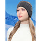 Winter Fleece Headband Ear Warmer Comfy Moisture-Wicking Windproof for Running Outdoor Activities
