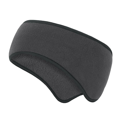 Winter Fleece Headband Ear Warmer Comfy Moisture-Wicking Windproof for Running Outdoor Activities
