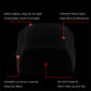 Ponytail Fleece Headband Winter Ear Warmer Moisture-Wicking Windproof for Running Outdoor Sports
