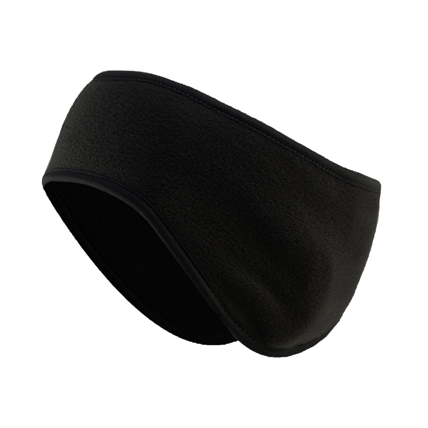 Ponytail Fleece Headband Winter Ear Warmer Moisture-Wicking Windproof for Running Outdoor Sports