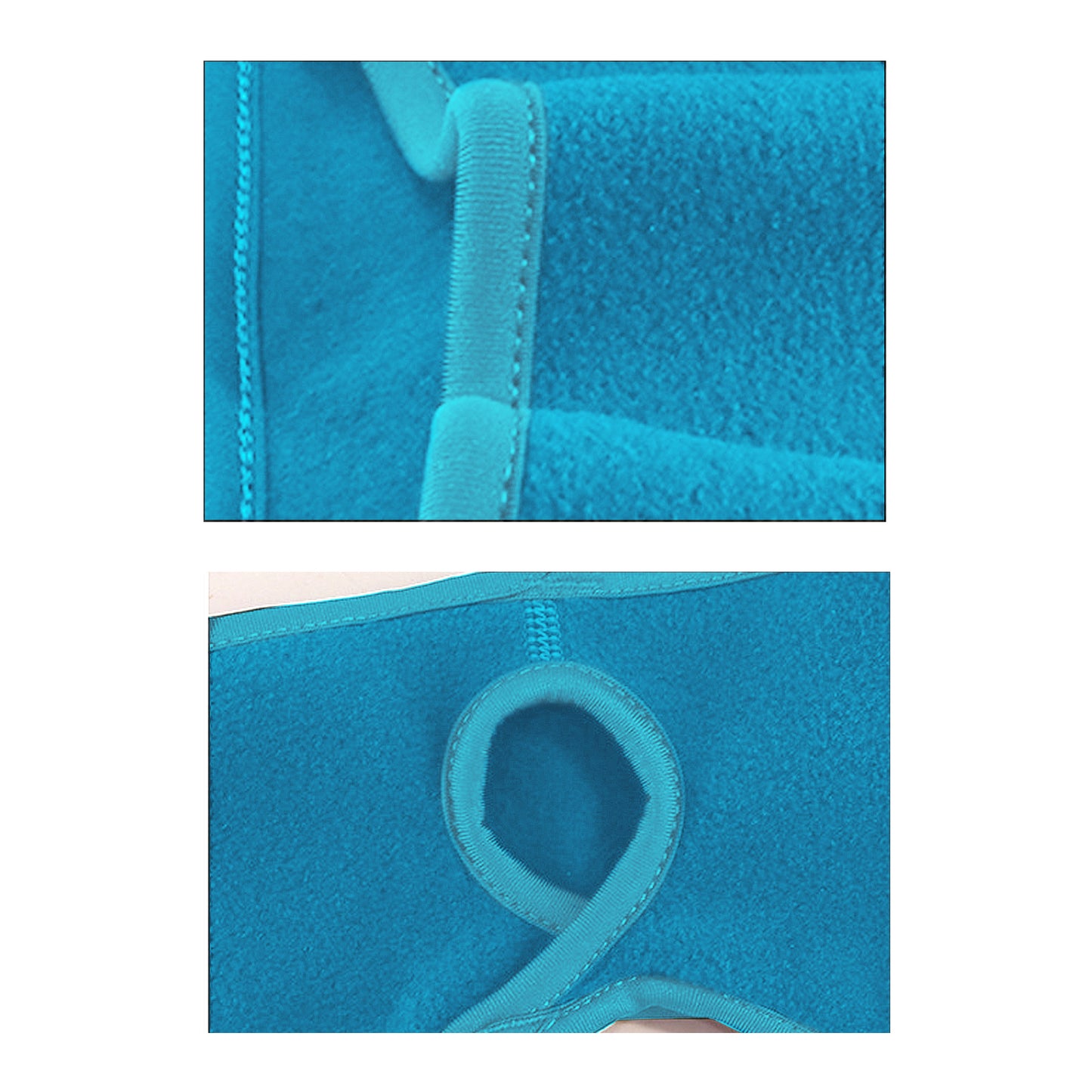 Ponytail Fleece Headband Winter Ear Warmer Moisture-Wicking Windproof for Running Outdoor Sports