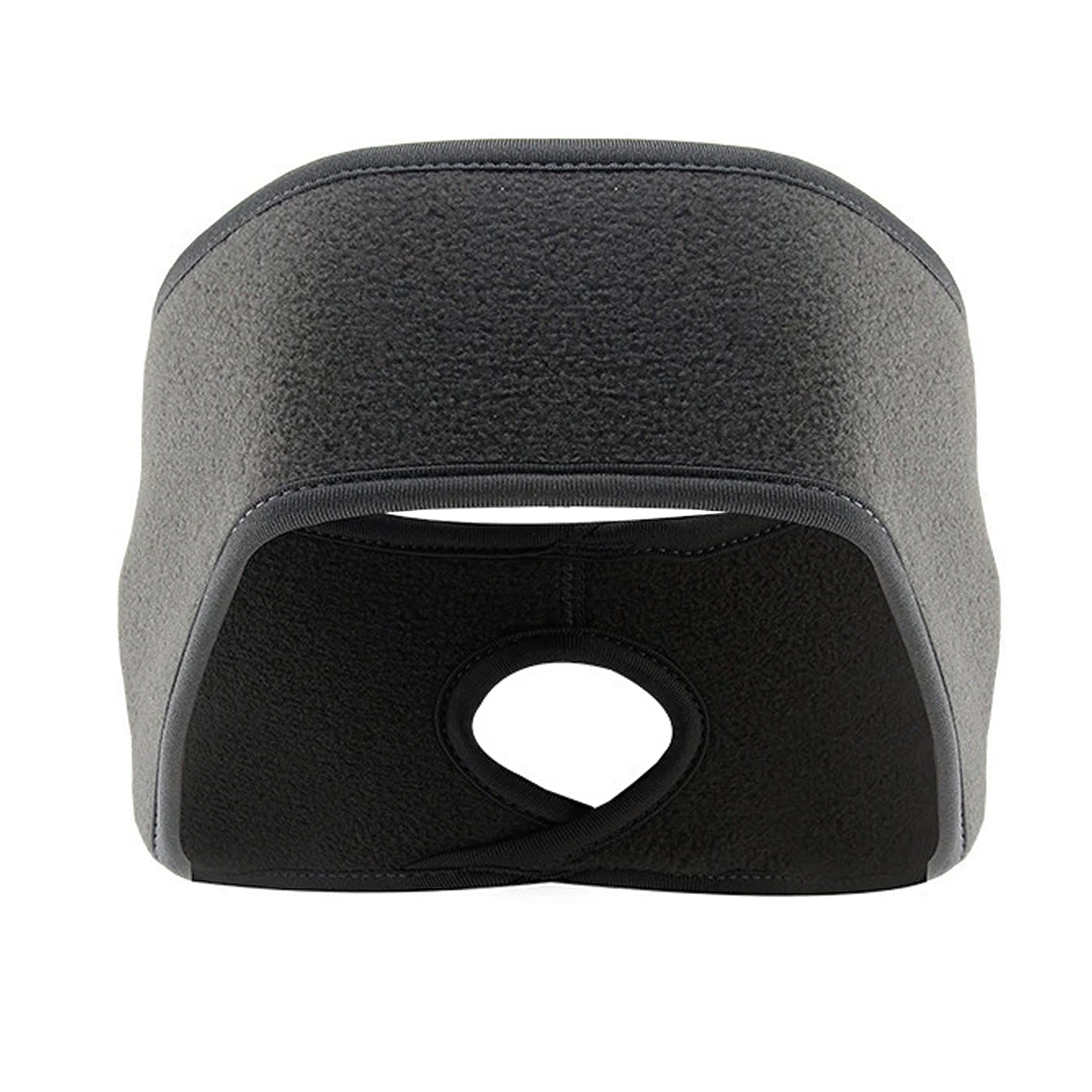 Ponytail Fleece Headband Winter Ear Warmer Moisture-Wicking Windproof for Running Outdoor Sports