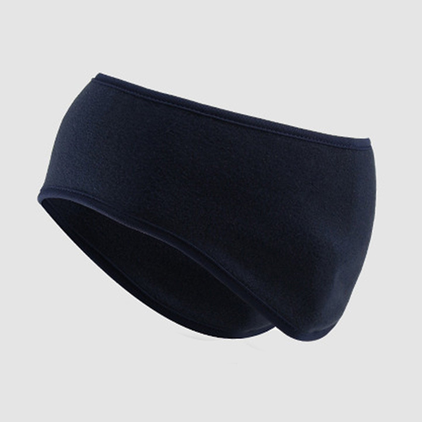 Ponytail Fleece Headband Winter Ear Warmer Moisture-Wicking Windproof for Running Outdoor Sports
