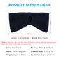 Ponytail Fleece Headband Winter Ear Warmer Moisture-Wicking Windproof for Running Outdoor Sports