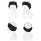 Winter Fleece Headband Adjustable Stretchy Ear Warmer Full Cover Sweatband Unisex - Velcro Design
